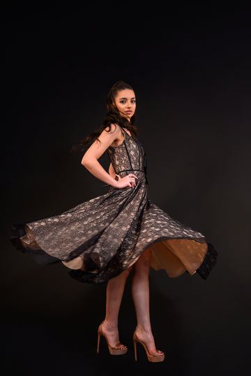 Rochie Noir Dentelle